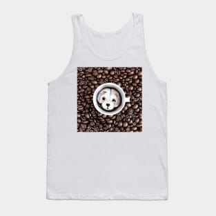 Puppuccino Coffee And Man's Best Friend The Dog Tank Top